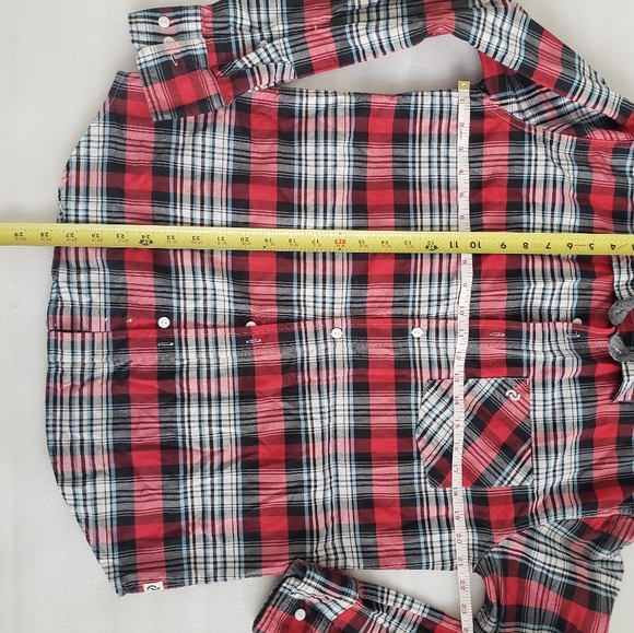 Denizen Men's Plaid Shirt - Picture 9 of 16